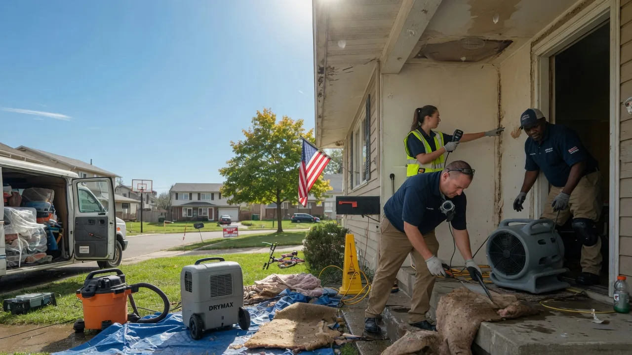 Water Damage Restoration in Columbus, IN near me